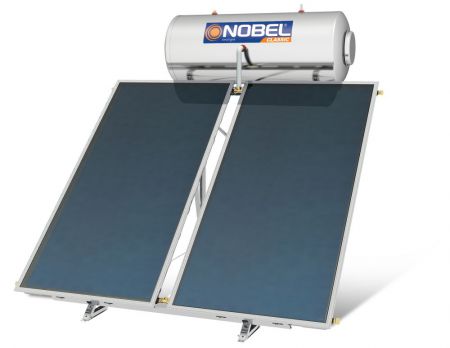 Nobel Classic Inox 200lt/3,00m² Επιλεκτικός (2 συλλέκτες) 3πλης Ενέργειας