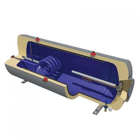 Nobel Classic/Boiler Ηλιακού Glass Διπλής ενέργειας 160lt 